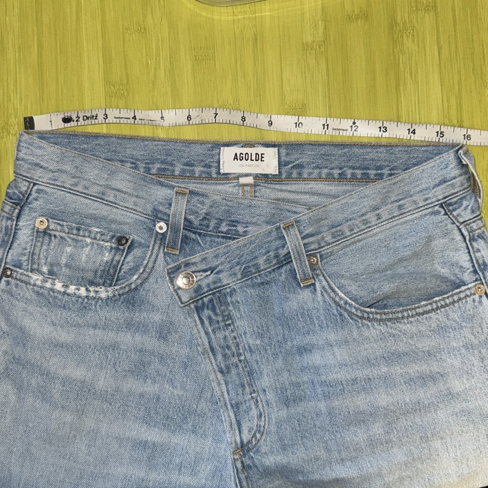 Agolde oversized arc criss cross over jeans - Picture 2 of 9